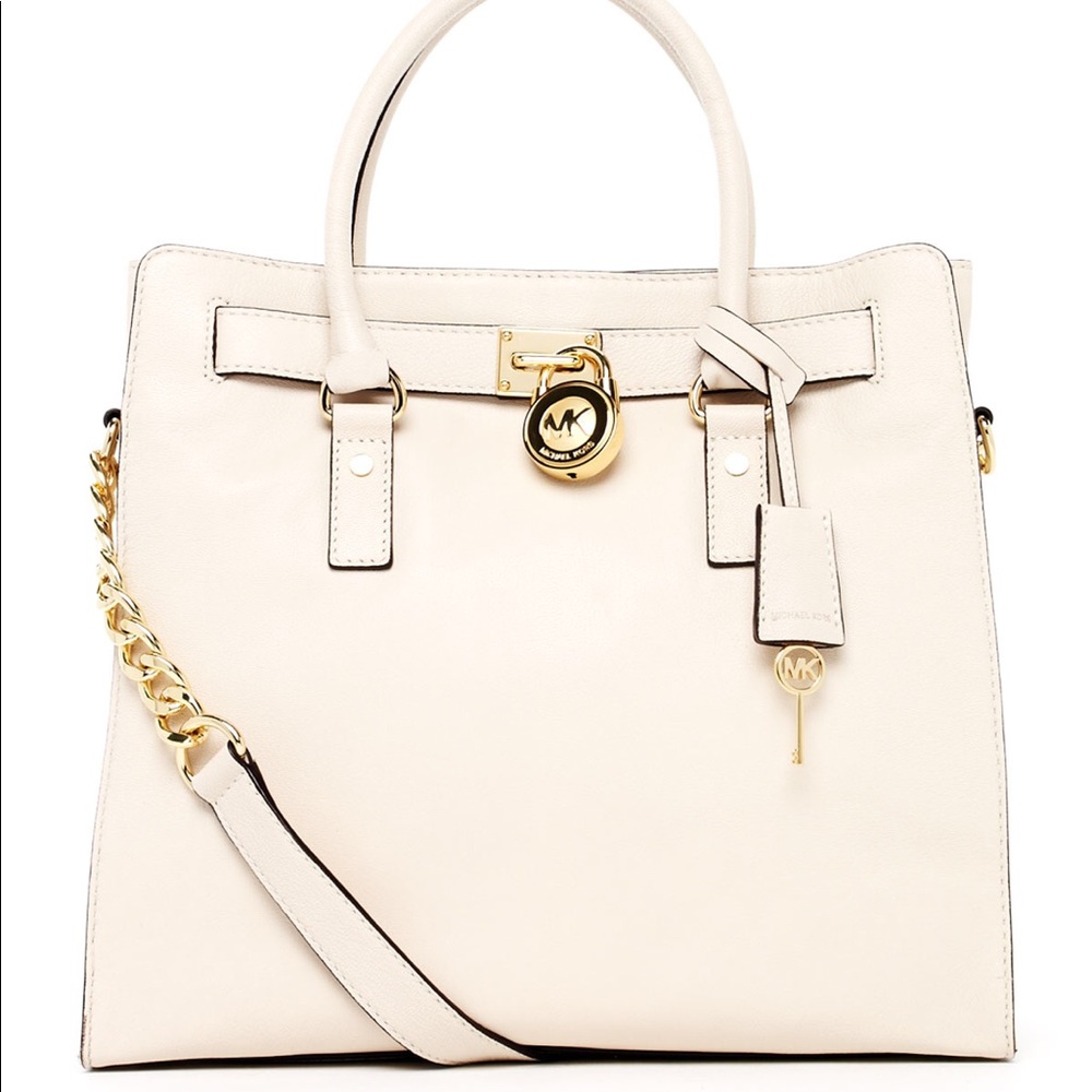 Michael Kors off white Hamilton bag